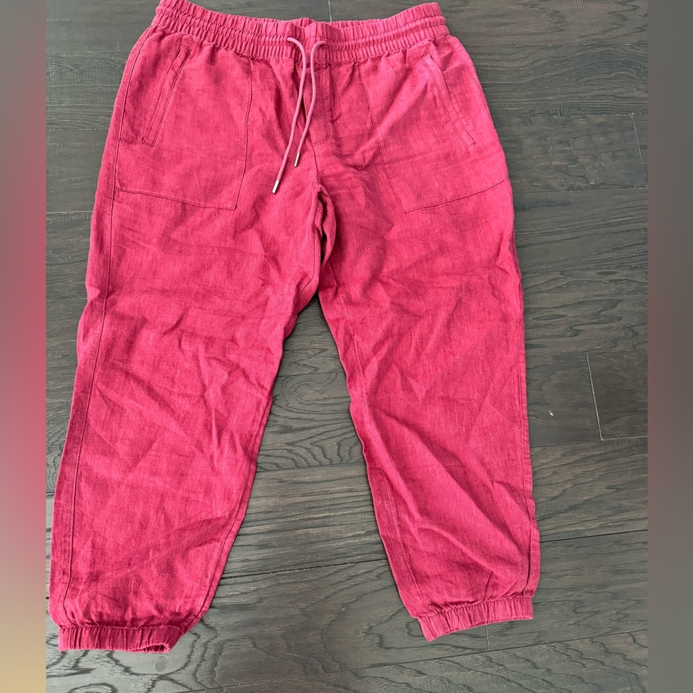 Athleta Linen pants, Size 14 Petite